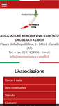 Mobile Screenshot of memoriaviva-canelli.it