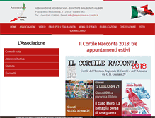 Tablet Screenshot of memoriaviva-canelli.it